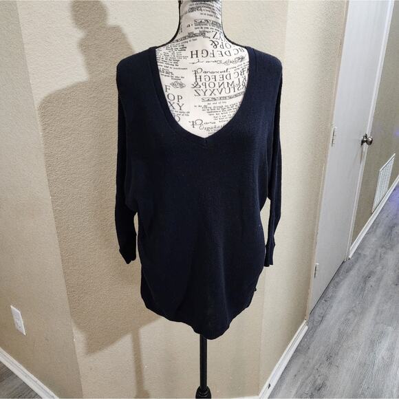 Express zippered back‎ Dolman sleeve scoop neck sweater size medium - Picture 1 of 6